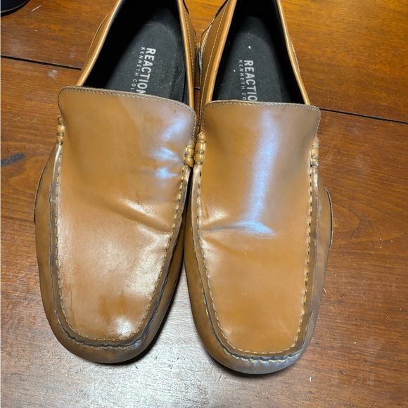 Kenneth Cole Reaction Toast 2 Me Men’s 10.5M Brown Leather Slip On Loafers main image 5